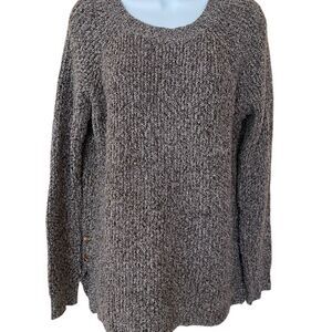 Pink Clover Ribbed Long Sleeve Sweater